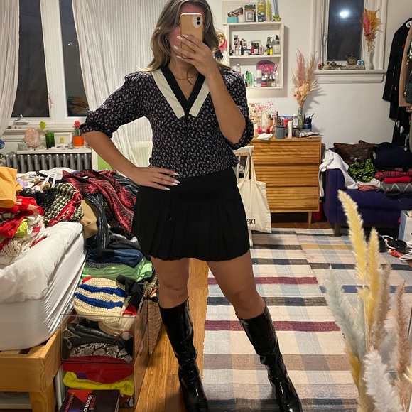 90s Le Chateau Prairie Sailor top - Picture 2 of 3